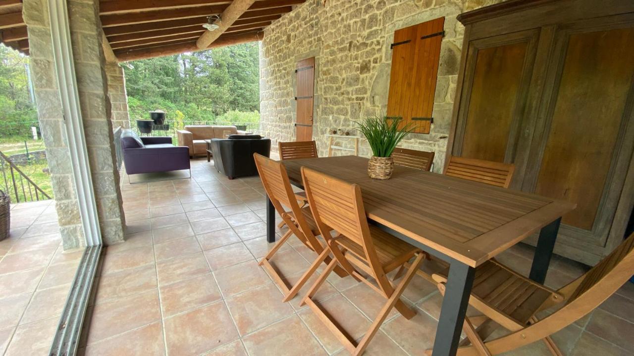 Mas Le Corbery Apartment Largentière Екстериор снимка